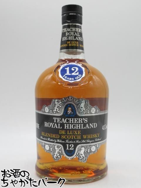 【マラソン期間中エントリーでポイント10倍！】【古酒】 ティーチャーズ ロイヤル ハイランド 12年 43度 1000ml ■80年代と思われる [ＬＬ-0217-27]