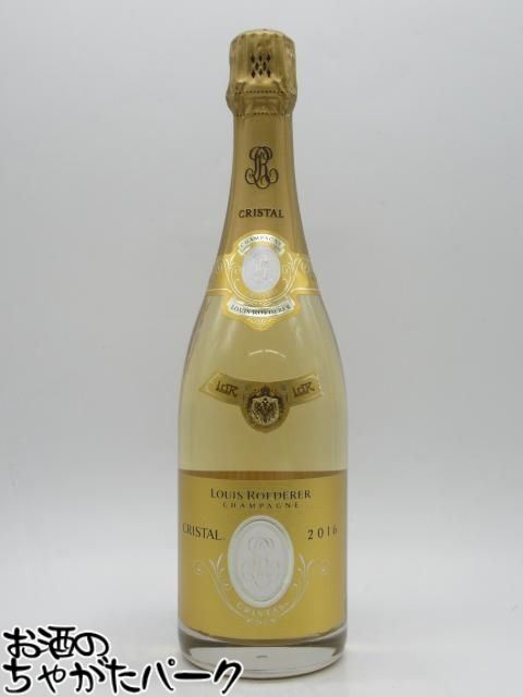 [アウトレット品]【ラベル不良】 ルイ ロデレール クリスタル ブリュット 白 (2016) 並行品 750ml