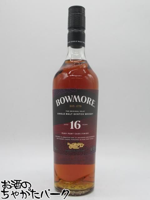 【箱なし】 ボウモア 16年 ルビーポートカスク フィニッシュ 並行品 43度 700ml