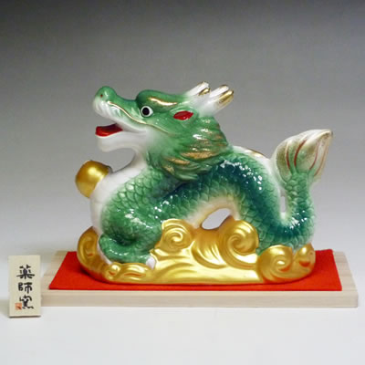 楽天市場】*常滑焼作家 竹内文子作 辰 龍大将 干支縁起置物 /ご出産