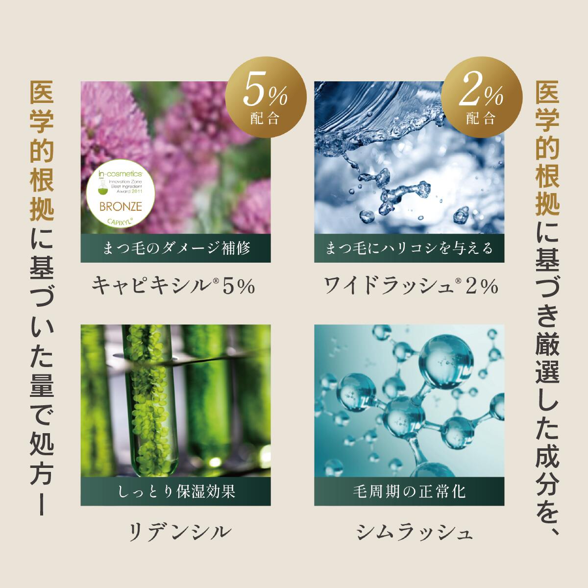 CHAINON(シェノン) アイラッシュセラム 4ml まつ毛美容液 楽天1位 まつ
