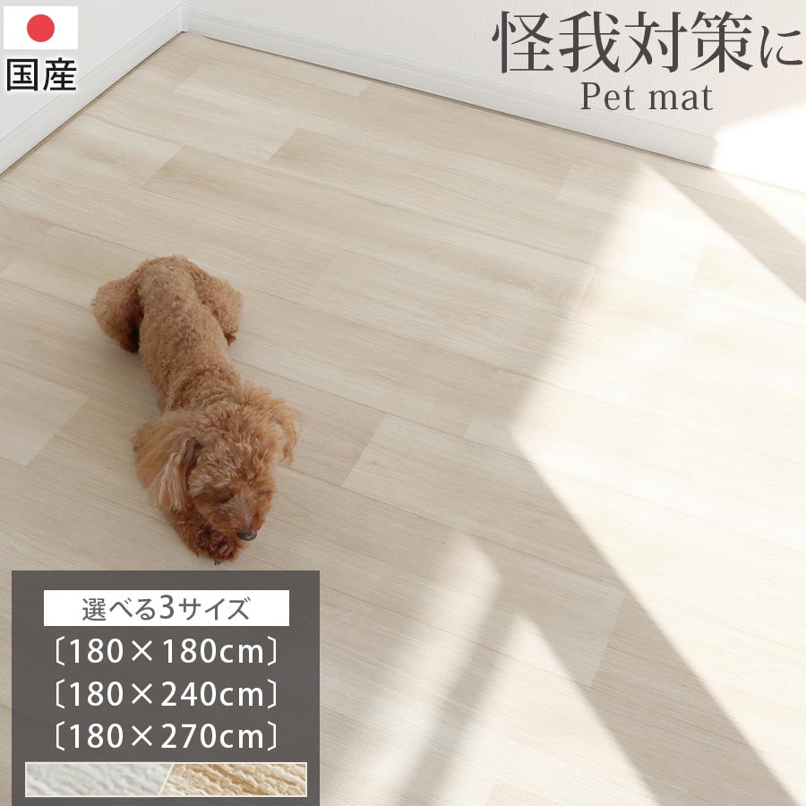 フローリング 犬 猫 180×180/180×240/180×270 糎 愛玩動物引っ敷き ペットラグ 肌理調 床材 引っ敷き 消臭 雨合羽 防滑 上滑り打ち切り 年がしら犬 厄介なもの助け出す 疵ぐち打つ手 思わしい 耐久性 薄型 今めかしい 愛くるしげ 分かりやすい 室内装飾 世話をする引っ敷き 白いこと/ベージュ ETC001734