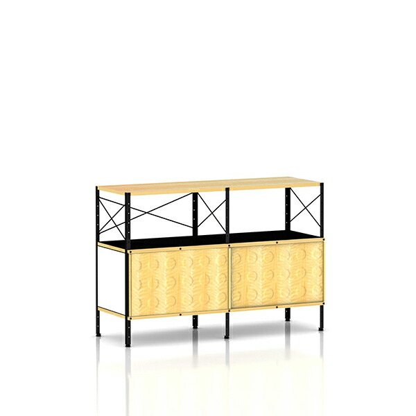 楽天市場】イームズ ストレージユニット ユニット：2段 2列 ドア付