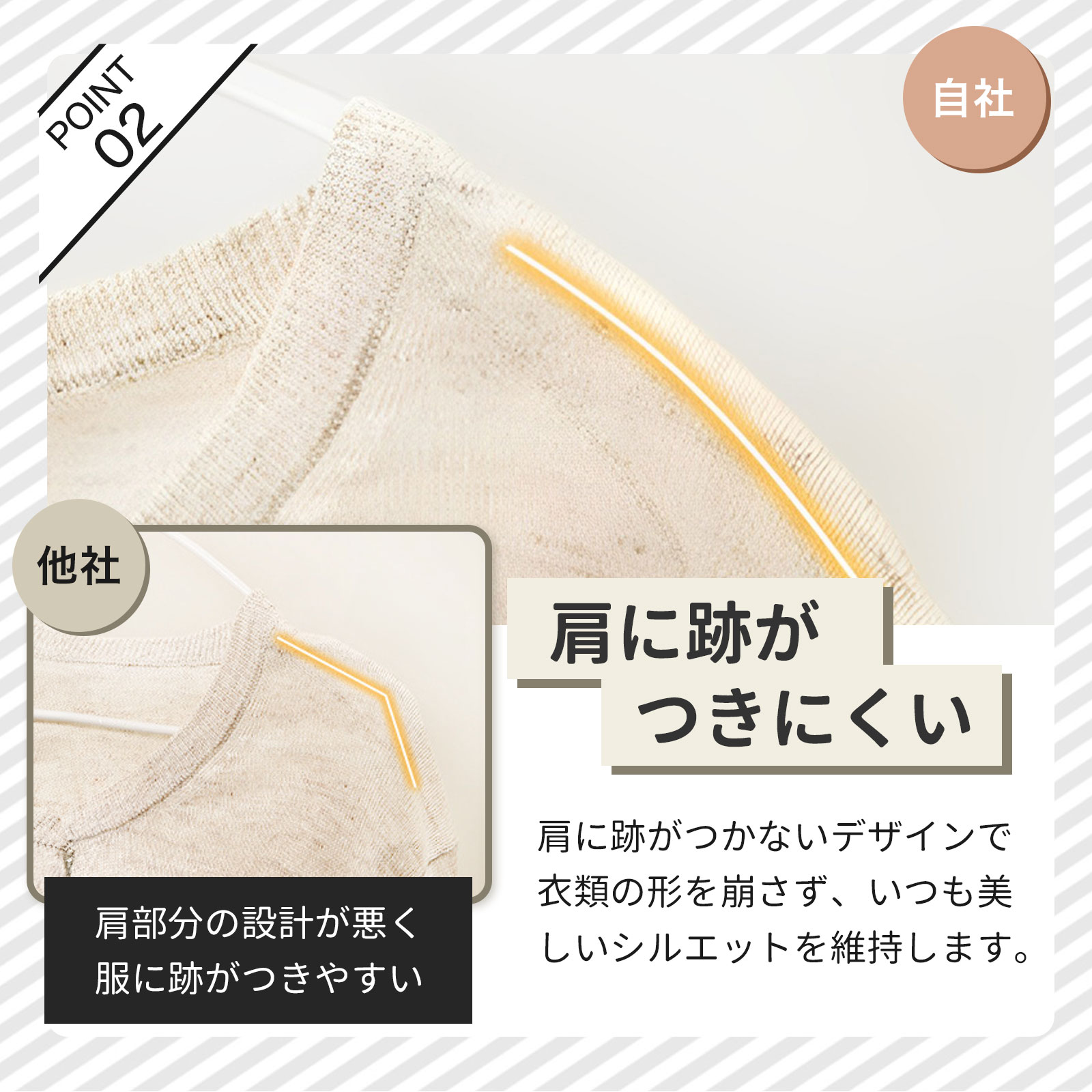 【今すぐ使える！店内全品45％OFFクーポン】《35％OFFクーポン》 ハンガー 滑らないハンガー 型崩れ防止 5～200本セット多機能 高品質 かたくずれ防止 ハンガー 型崩れ防止 肩出ない ハンガー 乾湿両用 洗濯ハンガー 跡が付かないハンガー Cタイプ3本〜