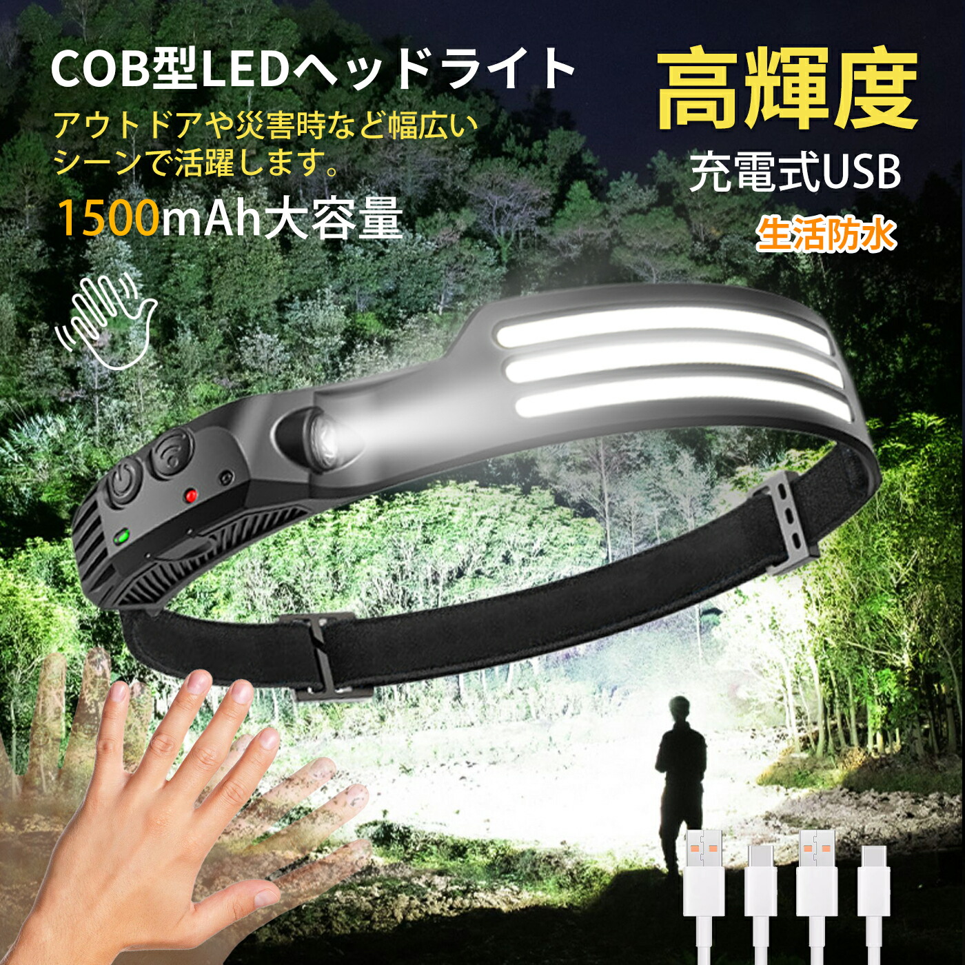 EISAN 永山 照明器具 LED マルチワークライト ELL-WLB40BK NETIS登録のハイスペックLEDヘッドライト HALO SL | 株式会社