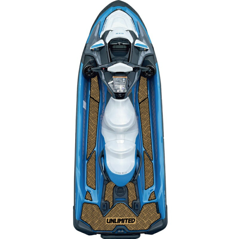 取寄せ☆受注発注★★ＮＥＷ★【ＵＮＬＩＭＩＴＥＤ・アンリミテッド 】 UL51122BG   チェッカー SEADOO デッキマット テープ付き RXT230 / GTX / GTX LTD / WAKE PRO 230 (2019～) UL51122 UNLIMITED シードゥ BOMBARDIER ジェットスキー