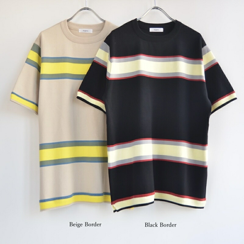 FUJITO （フジト）Border Knit T-Shirt WF1-K15B