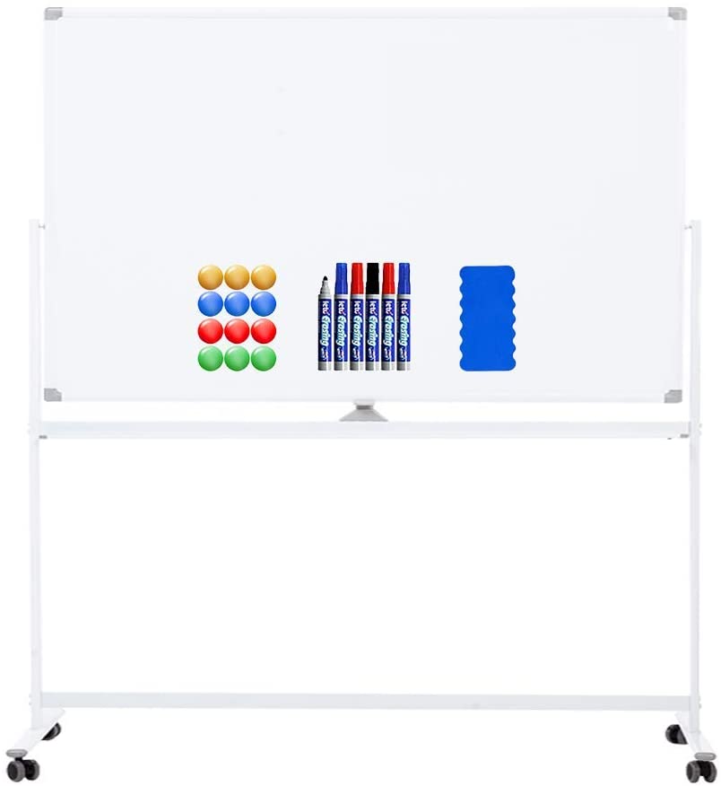 届先法人限定 ホワイトボード 両面 一台両役 無地 ペントレー 脚付き 磁石 マグネット対応 白板 掲示板 板面 900 1800mmマーカーセット付き 掲示用品 事務用品 オフィス用品 正規品 30日間安心保証付 900 1800mm Oswegocountybusiness Com