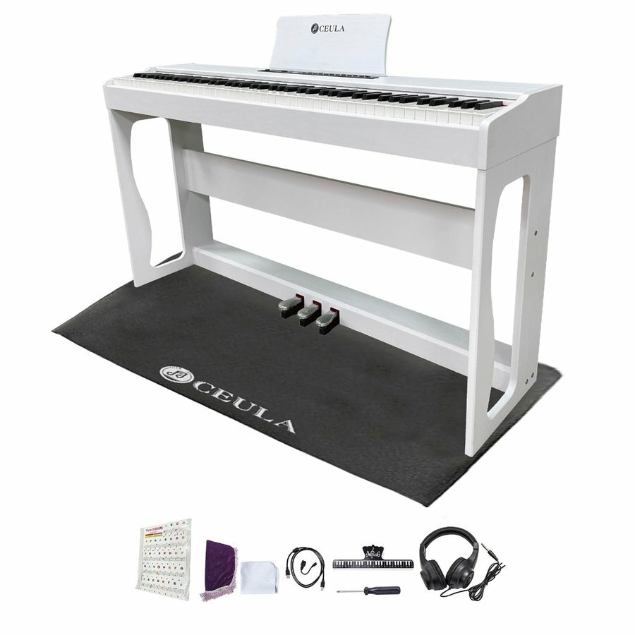 フラワーオブライフ 電子ピアノ本体 88鍵 MIDI グレードハンマー