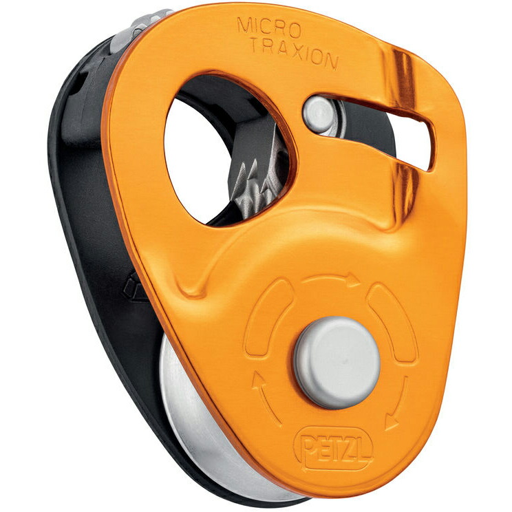 プーリー レスキュー【PETZL ペツル マイクロトラクション】送料無料 P53 軽量 アッセンダー｜登山・クライミング専門店シャモニ