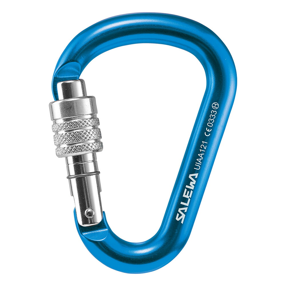 【楽天市場】カラビナ【SALEWA サレワ HMS SCREW G2】安全環付カラビナ：登山・クライミング専門店シャモニ
