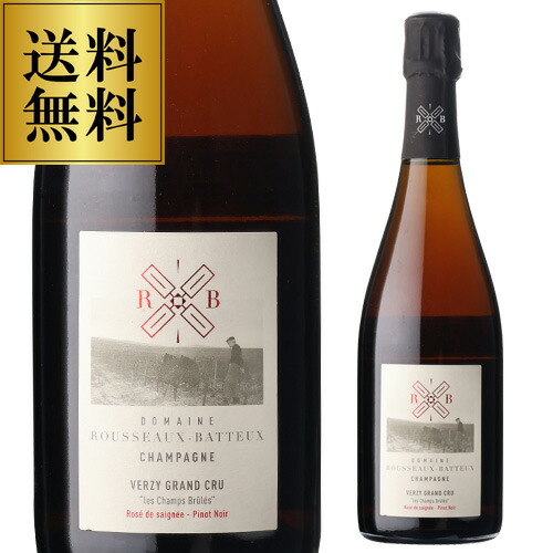 シャンパン ルソー バトー グランクリュ レ シャン ブリュレ ロゼ ド セニエ [2021] 正規品 箱なし RM 750ml 浜運A【送料無料】