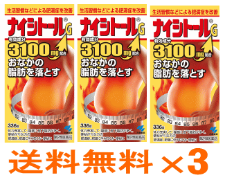 【第2類医薬品】【送料無料】小林製薬 ナイシトールGa 336錠×3個パック 【肥満改善】※北海道・沖縄・離島は送料無料対象外です。
