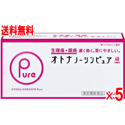 【第(2)類医薬品】オトナノーシンピュア 48錠×5個セット【頭痛薬】【痛み止め】
