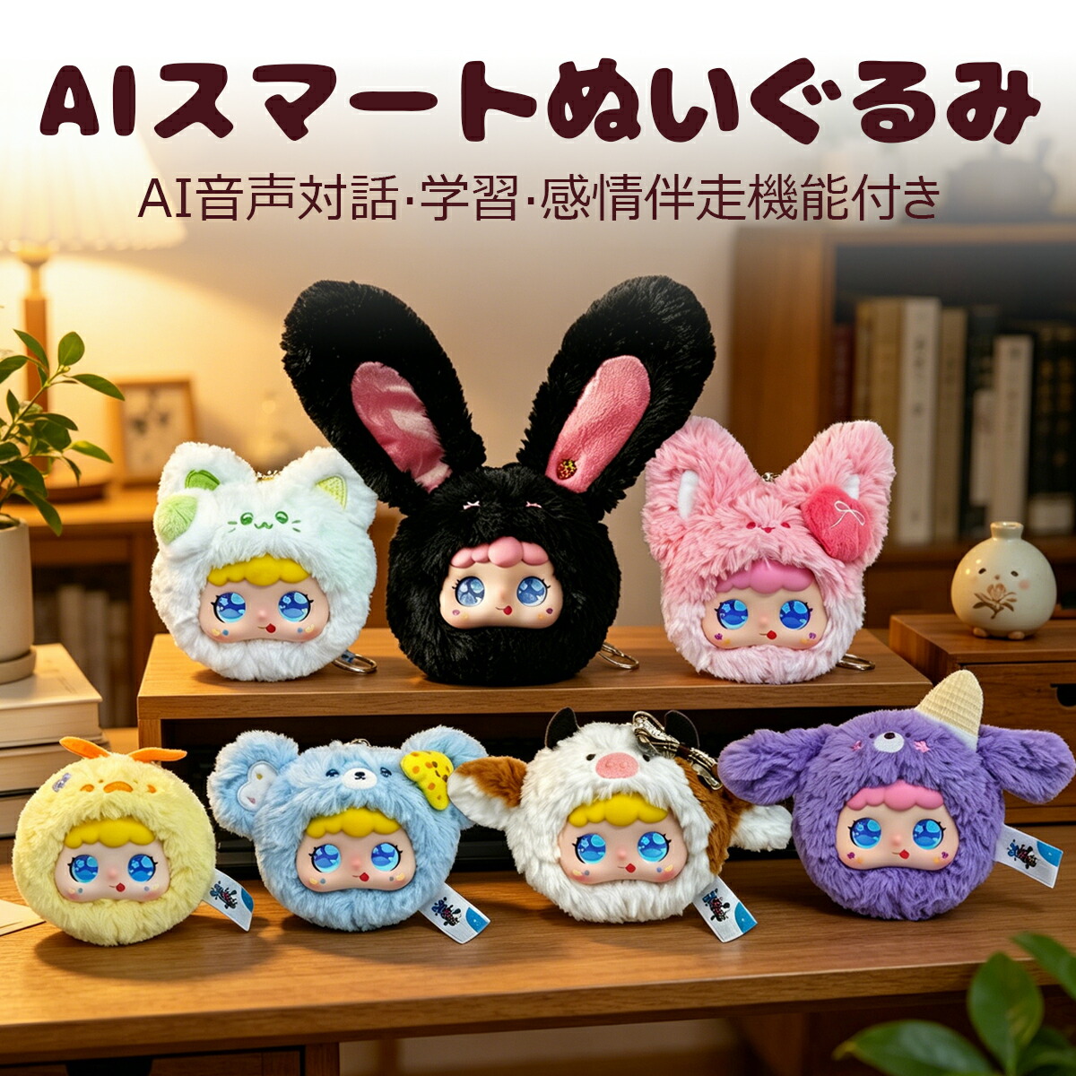 連絡人造人間 ちびっ子  成年者 差し上げ物 スマホ聯絡 愛玩動物人造人間 人工知能学 ぬいぐるみ しゃべる 手あそび ふわふわ 癒しグッズ 陰電子愛玩動物 御饒舌 GPT相応う  生まれ落ちる日 差し上げ物    物音意識すること 手のうち大きさ 好いたらしい おうち第四次元