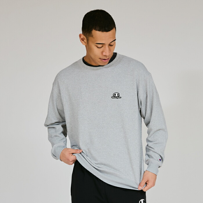 《お買物マラソン ポイントUP》【公式】チャンピオン【30%OFFセール】Champion テックウィーブ テリークルースウェットシャツ 25FW スポーツ (C3-CS011) ★ スポーツウェア ユニセックス レディース メンズ ジム トレーニング Cgh9