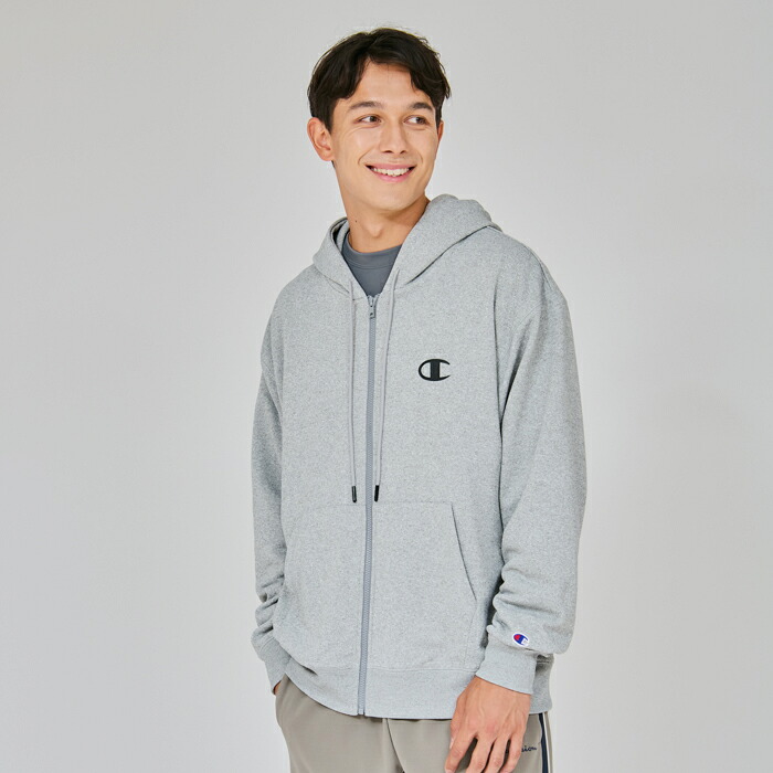 《お買物マラソン ポイントUP》【公式】チャンピオン Champion テックウィーブ テリー ジップフーデッドスウェットシャツ 26SS スポーツ (C3-DS101) ★ スポーツウェア メンズ レディース ユニセックス ジム トレーニング
