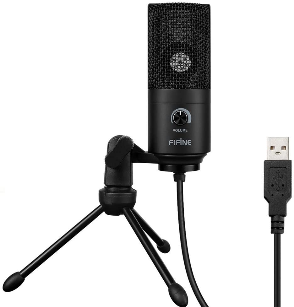 FIFINE K658 USBマイク Skype プレステマイク RGBライティング