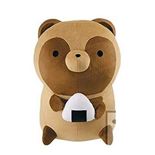 バンプレスト タヌキとキツネ めちゃでかぬいぐるみ タヌキ ～おむすびおいしいね～ 全1種 単品 約35cm アタモト ロフト 雑貨