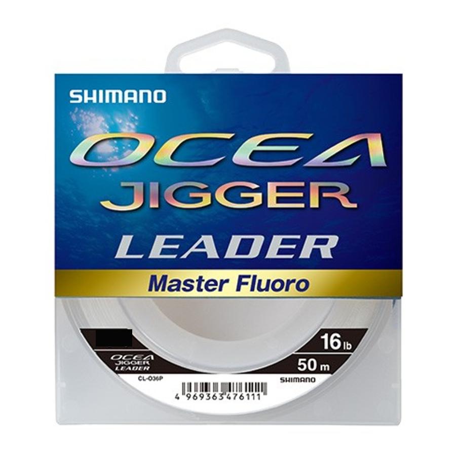 シマノ(SHIMANO) ショックリーダー オシア ジガー マスター フロロカーボン 50m 18号 ピュアクリア CL-O36P 釣り糸