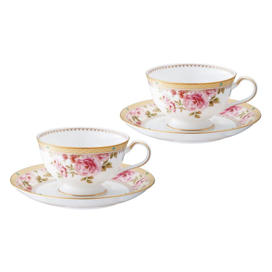 Noritake ノリタケ カップ ＆amp; ソーサー ( ペアセット ) ( コーヒー ティー 兼用) 190cc ハートフォード 2客 ボーンチャイナ