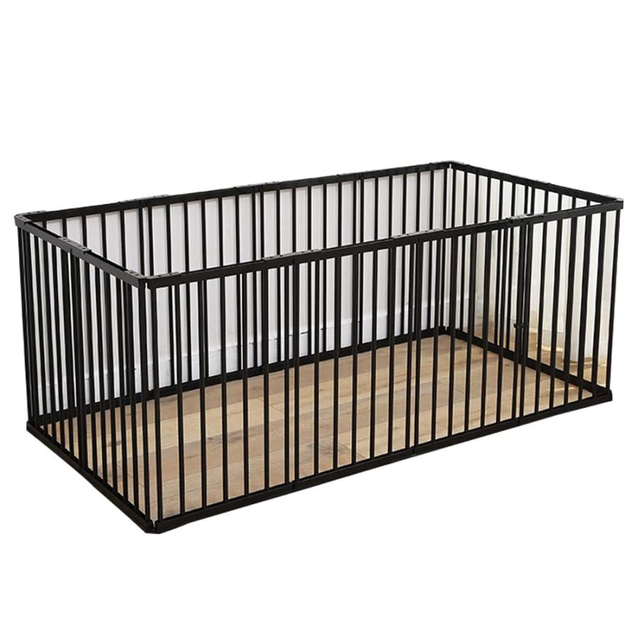 Zoifada ペットサークル 中型犬 大型 門構え 折りたたみ メッシュ ケージ ゲージ ペット用 猫 犬 小動物 屋外 室内用