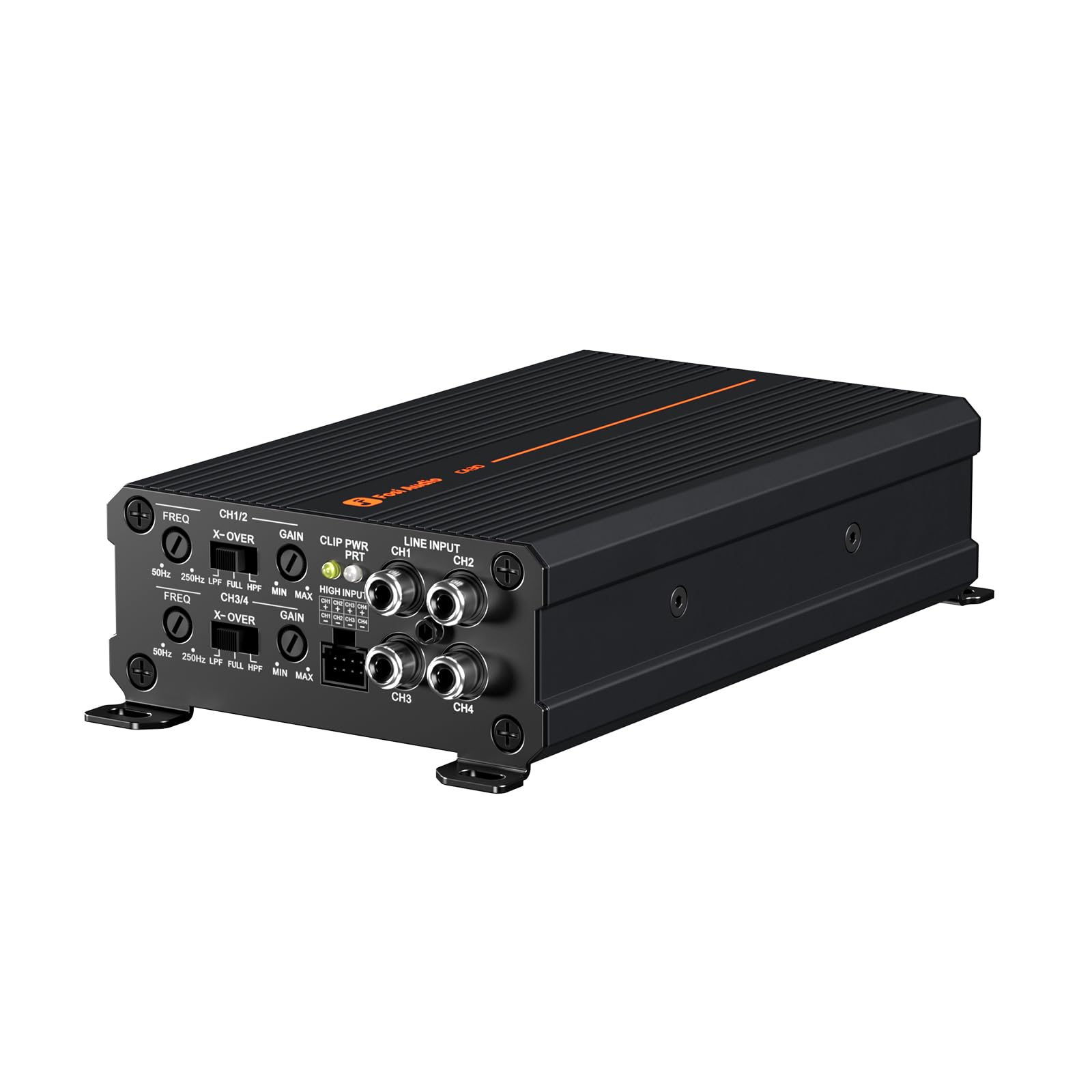 Fosi Audio CA30 4通信路 鉄道車両アンプリファイアー 位置付けD 独立独行クロスオーバー RCA／ハイレベルインプット相応う 能率88％ 100W×4（4Ω）／ブリッジ回路繋ぎ合わせる時320W 低響動めき 小型HiFi 車載ステレオ用アンプリファイアー 日本語書きあらわす書
