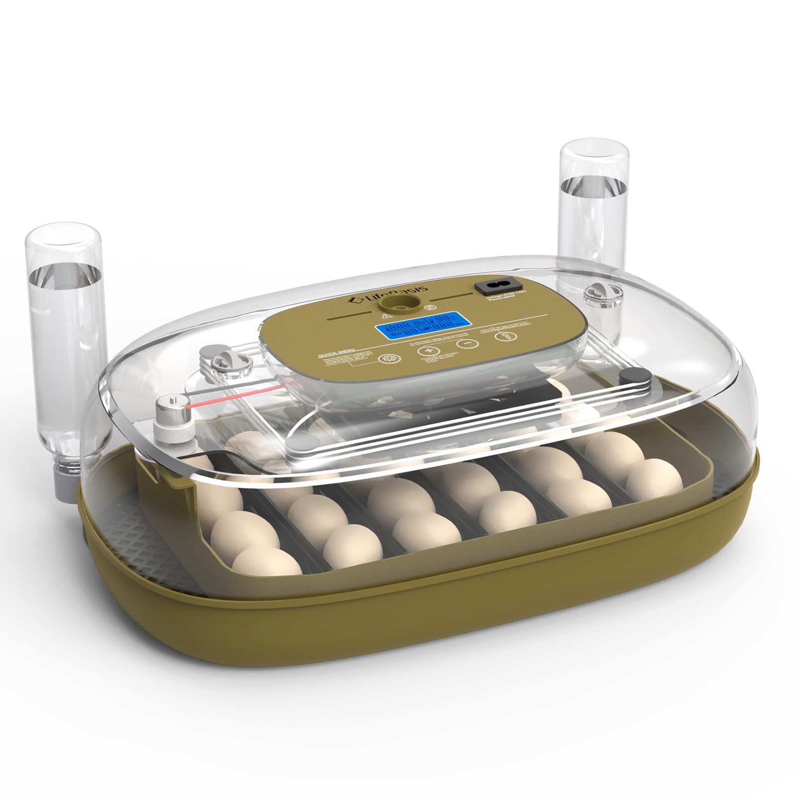 LifeBasis自動孵卵器 インキュベーター 自動恒温機 鳥類専用孵卵器 自動転卵式 自動温度制御 アヒル ガチョウうずら 鶏など家畜 家禽 鳥類専用 孵化器｜KNK chance
