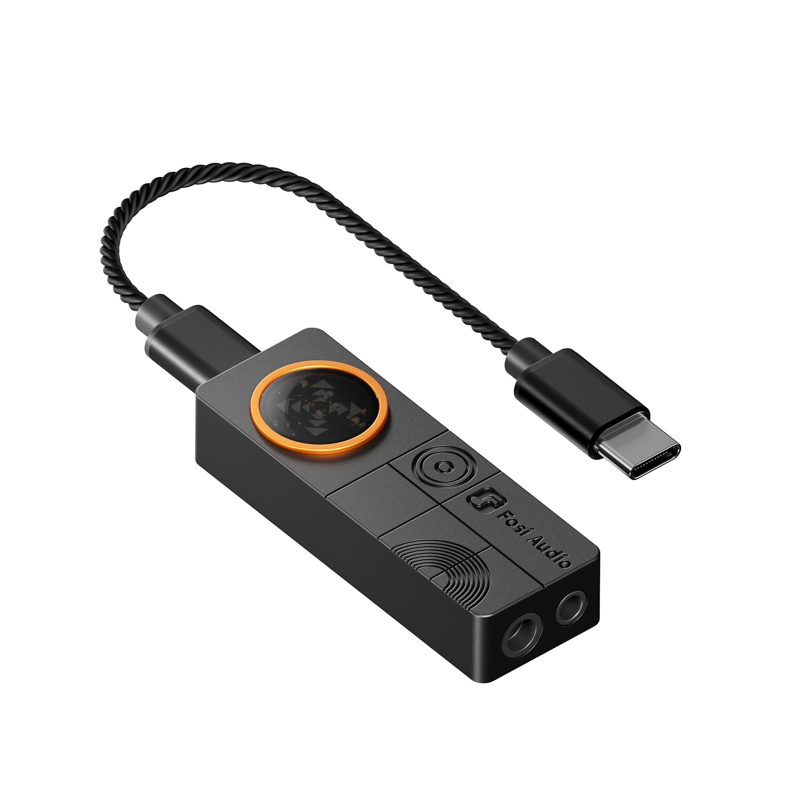 Fosi Audio DS3 USB-C DACアンプドングル ポータブルヘッドホンアンプ ゲーミング用7.1位相空間オーディオ相応う ES9039Q2M XMOS積み上げる DSD512 3.5粍シングル挙げ句のはて 4.4粍平衡にする マイコン/スマートフォン/なおなお書き5/Switch用 HiFiア
