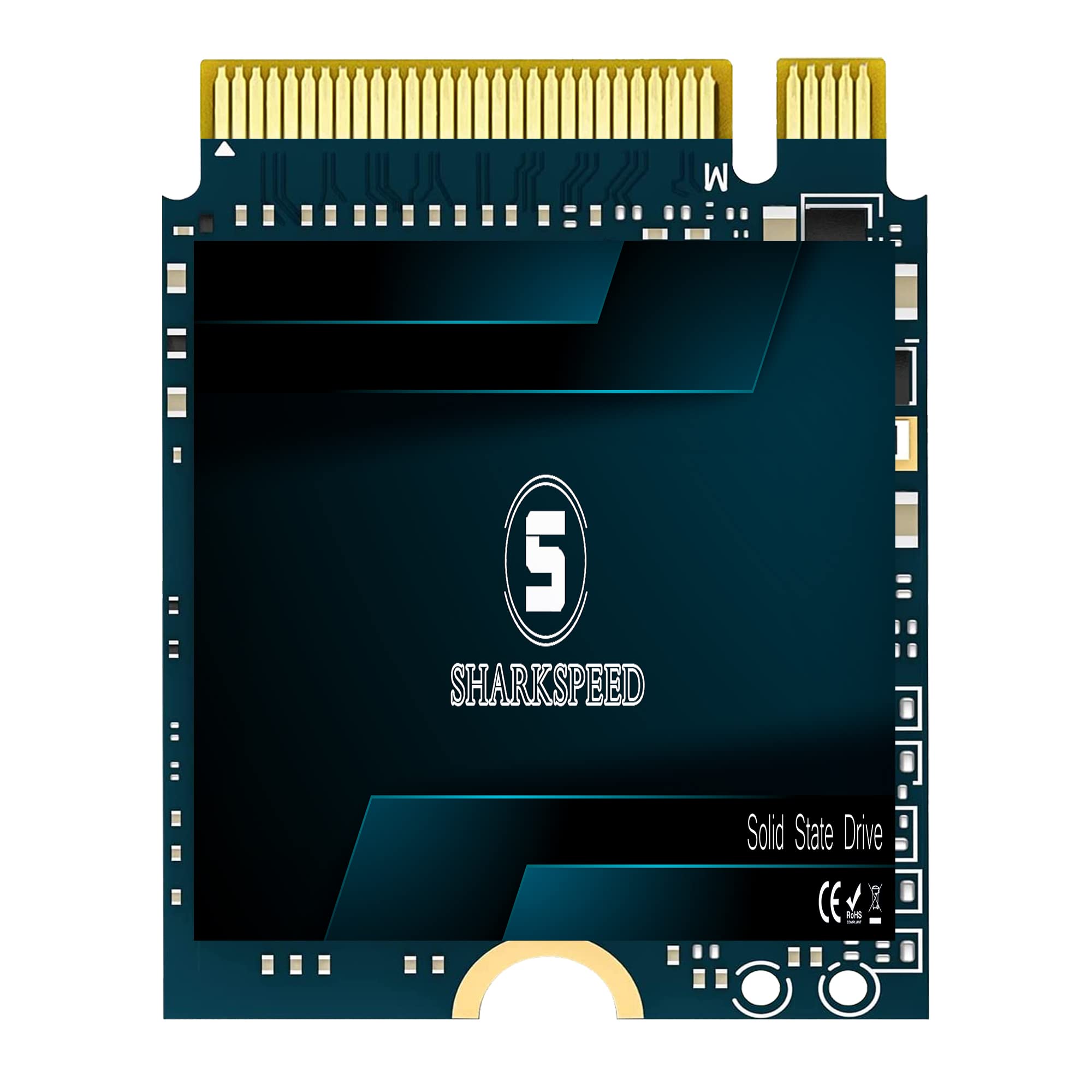S SHARKSPEED SSD M.2 2230 2結核症 NVME PCIe Gen 4.0x4 30粍 内蔵型 力くらべSSD Steam Deck ROG Ally Microsoft Surface Pro7+/Pro8/Pro9/ProX/Laptop3/Laptop4/Laptop Go GPD Ultrabookなど当て嵌める