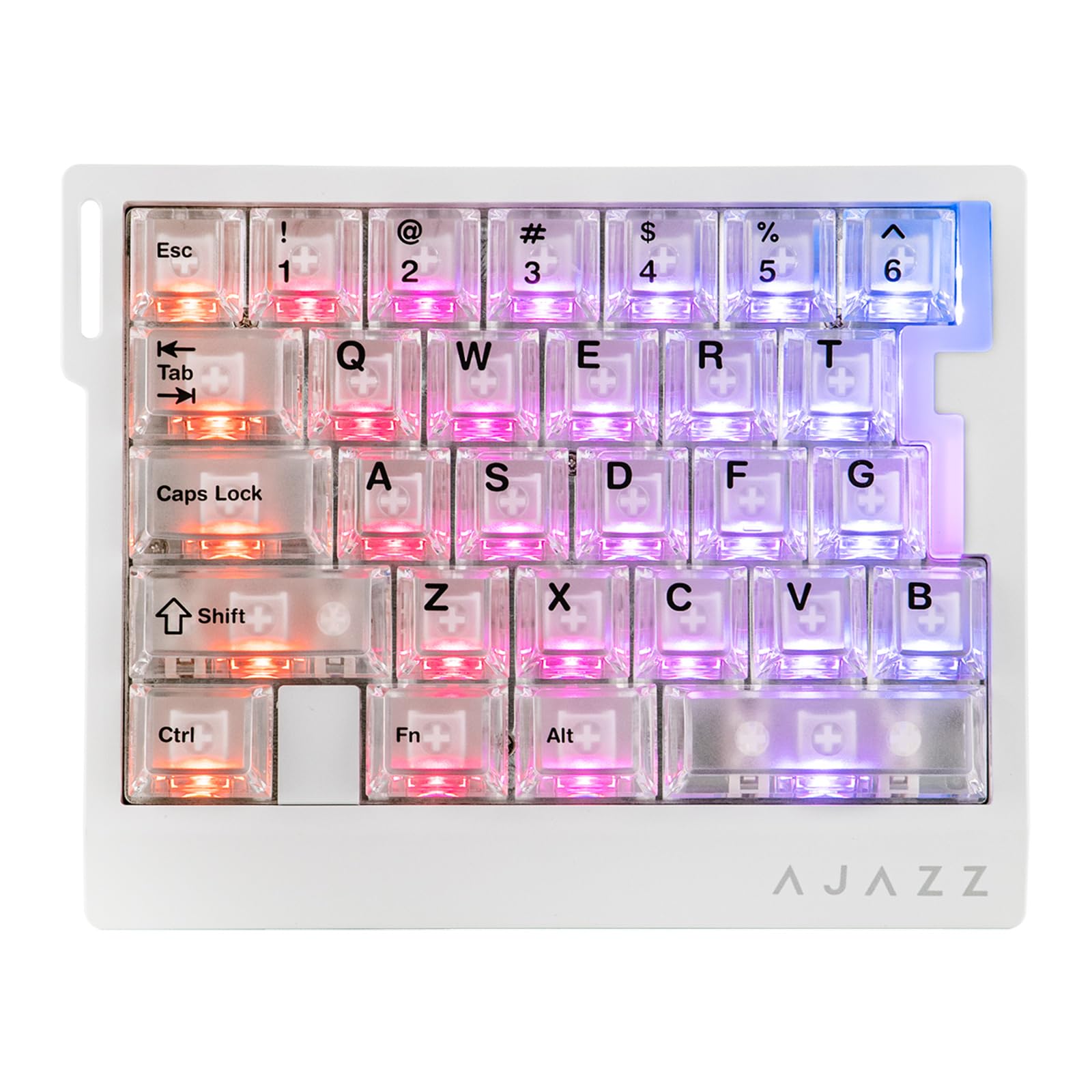 MechLands AJAZZ AK029 弾丸道路有線ゲーミングキーボード ラピトリ 片手鍵盤 8000サイクルポーリング 29足懸かり 磁気取り替えっこ付き添い人 アクチュエーション合わせる能力のある RGBうしろ側点火装置 軽銀一皿積み上げる Windows/M