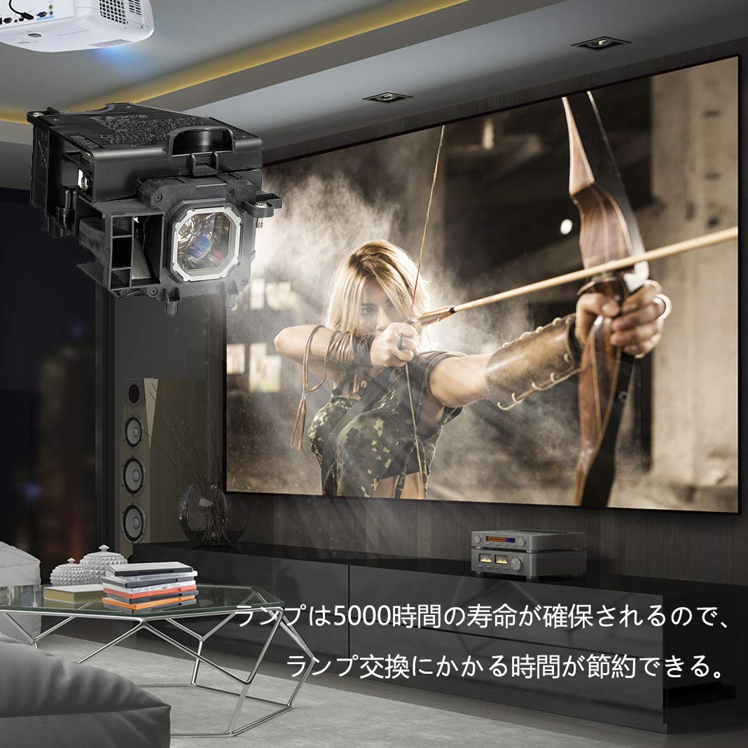 Rich Lighting NP23LP 照明ランプ NEC NP23LP NP-P451WJL-N3, NP-P401WJL-N3 ...映写機 取り替えっこ用 照明ランプ