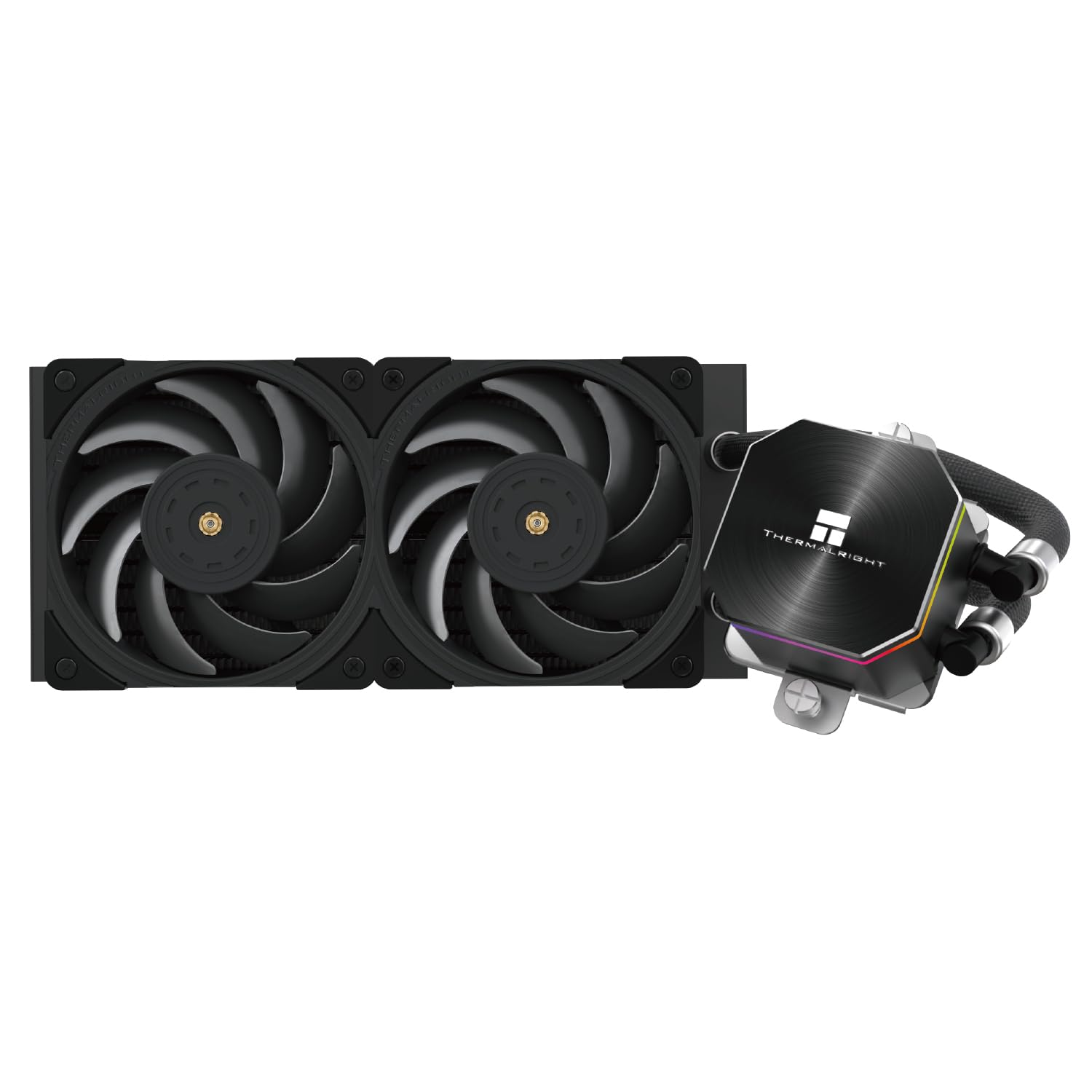 Thermalright Frozen Edge 240 Black PWM気違い付き添い人中央処理装置お水冷房装置、揚水機す早さは3300RPMです、S-FDBベアリング、AMD AM4 / AM5、インテルLGA1150 / 1155 / 1200 / 1700 /1851/ 2011(FE240 Black)