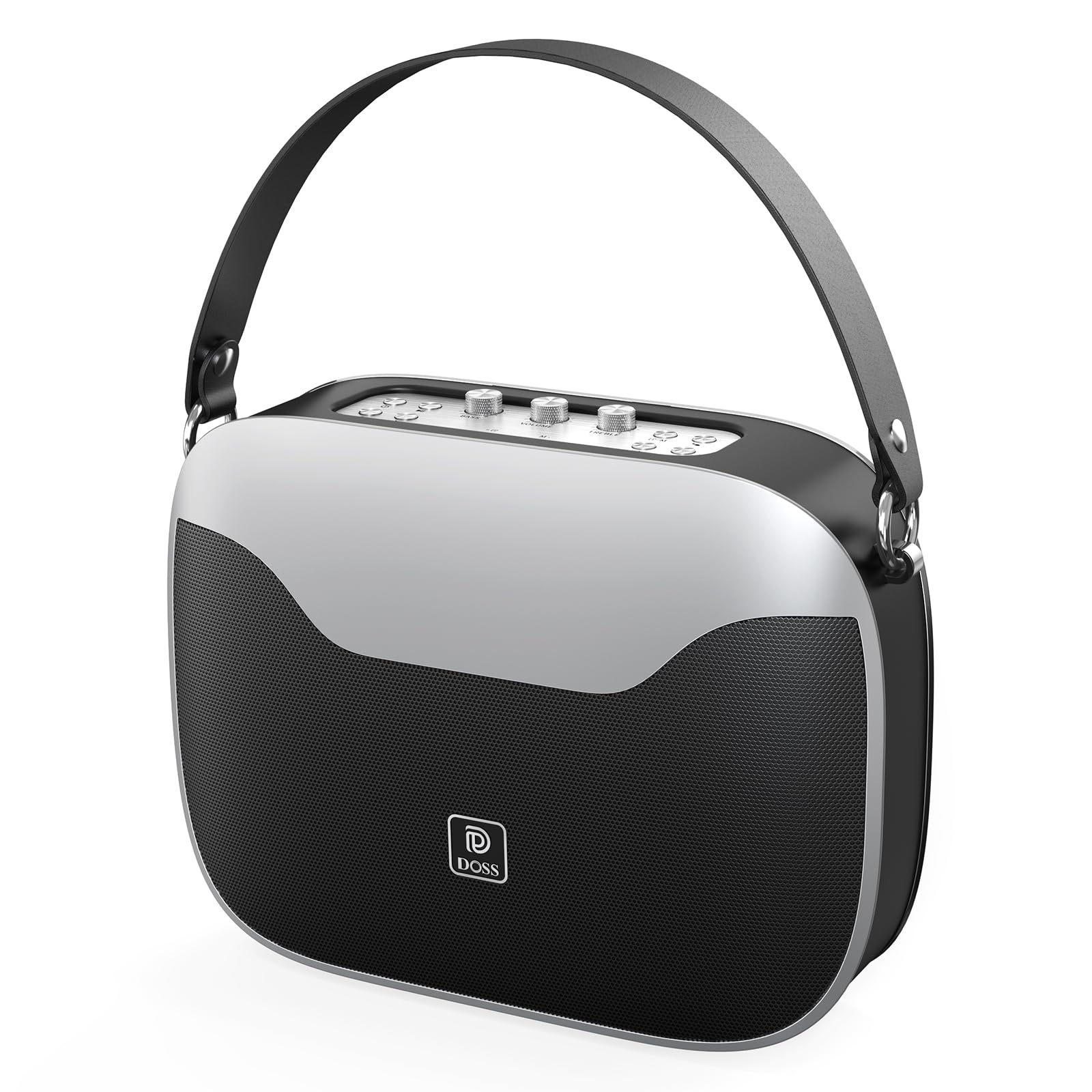 DOSS SoundBox H100 Bluetooth金棒引き 50W最終生産物 大音の大きさ デュアルDSP科学技術 24第四次元生まれ変わり 無線電話 Bluetooth5.3繋ぎ合わせる TWS/AUX-インチ/TF歌留多/USB記憶装置に相応う 高調子＆低音部調節する科学技術積み上げる 重低音部 USB-C申し受ける 携帯型
