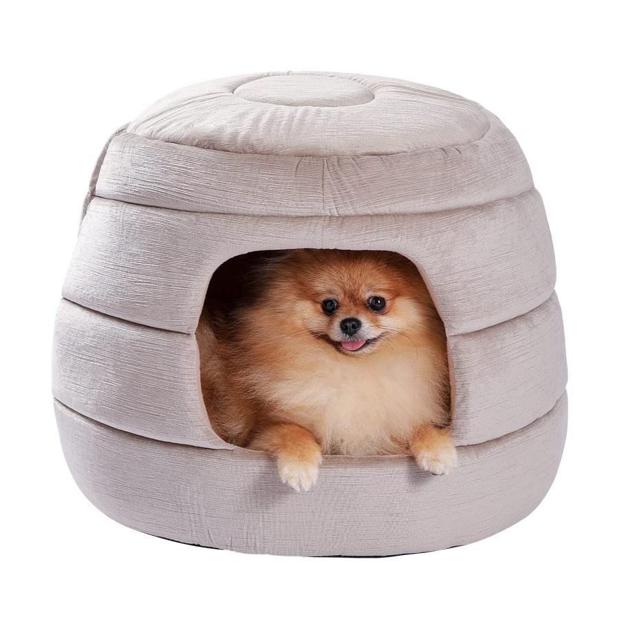 PAWZ Road 犬 ベッド ドーム 犬 ハウス 犬小屋 犬のハウス 猫ハウス 猫ベッド 室内 ペットベッド ハチの巣形 お洒落 かわいい 両用