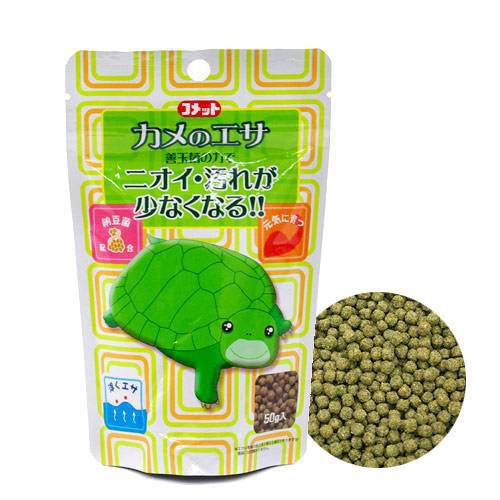 楽天市場 コメット カメのエサ 納豆菌配合 ５０ｇ ２袋入り 餌 関東当日便 Charm 楽天市場店
