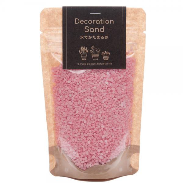 楽天市場 ｄｅｃｏｒａｔｉｏｎ ｓａｎｄ 水で固まる砂 ピンク １５０ｇ 関東当日便 Charm 楽天市場店