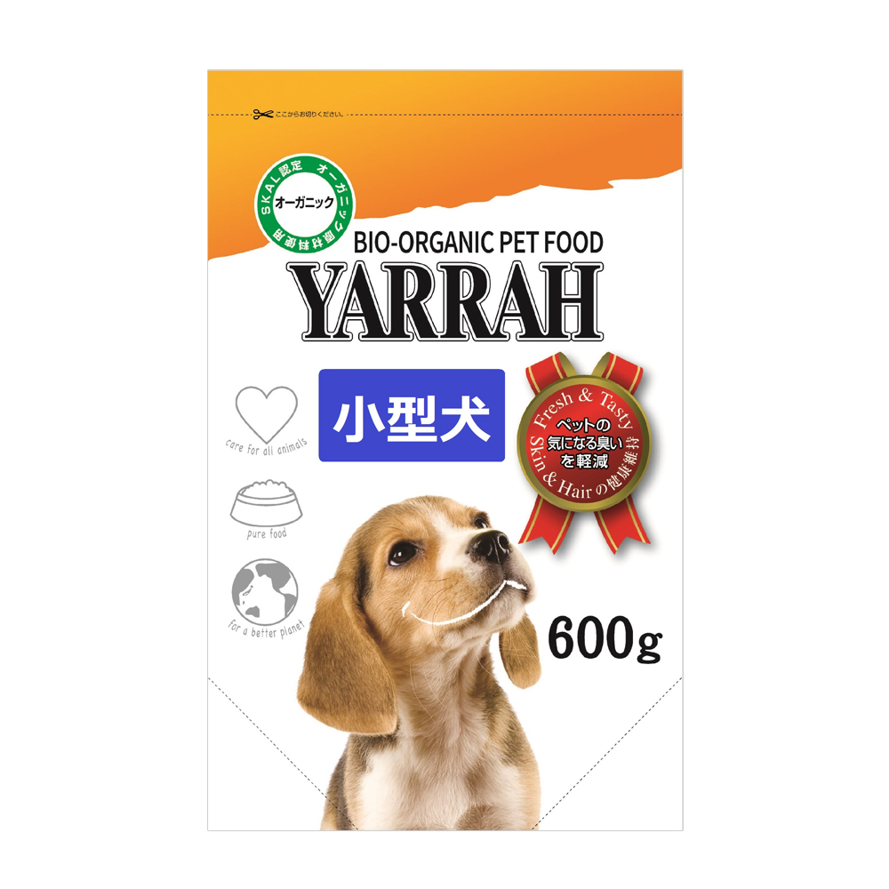 ドッグフード　ＹＡＲＲＡＨ　ヤラー　オーガニックドッグフード　小型犬専用　６００ｇ　正規品　関東当日便