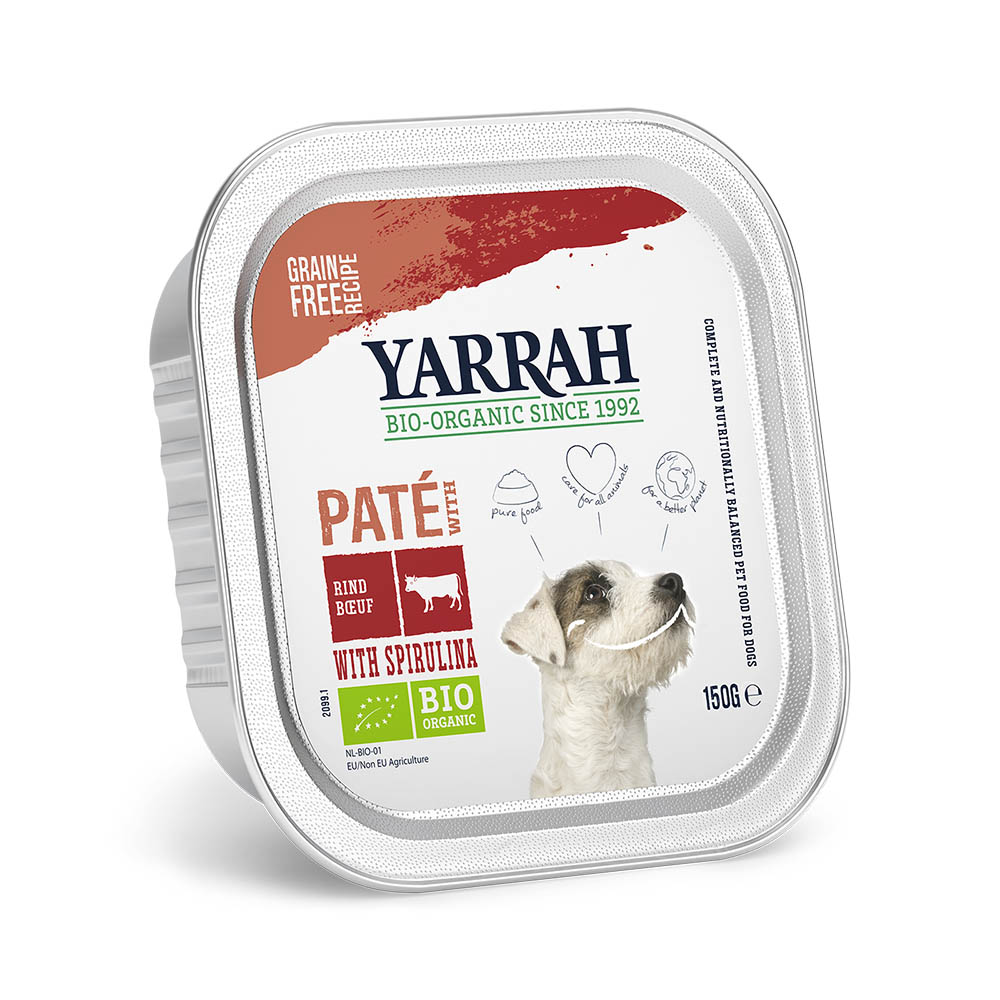 楽天市場 ｙａｒｒａｈ ヤラー ビーフとスピルリナのドッグパテ １５０ｇ 正規品 ドッグフード ｙａｒｒａｈ ヤラー 関東当日便 Charm 楽天市場店