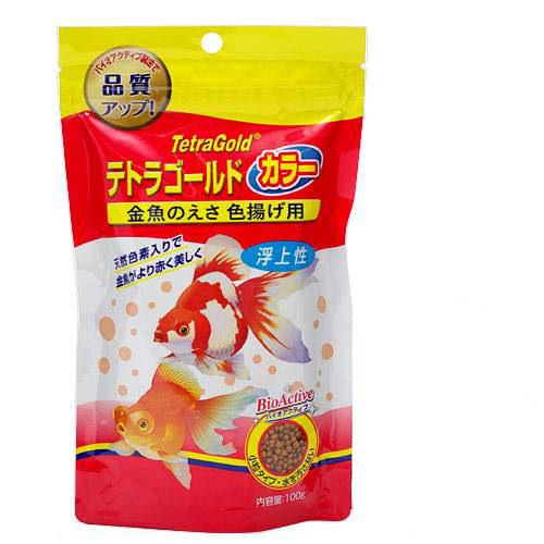 楽天市場 テトラ ゴールド カラー １００ｇ パック 金魚のえさ 関東当日便 Charm 楽天市場店