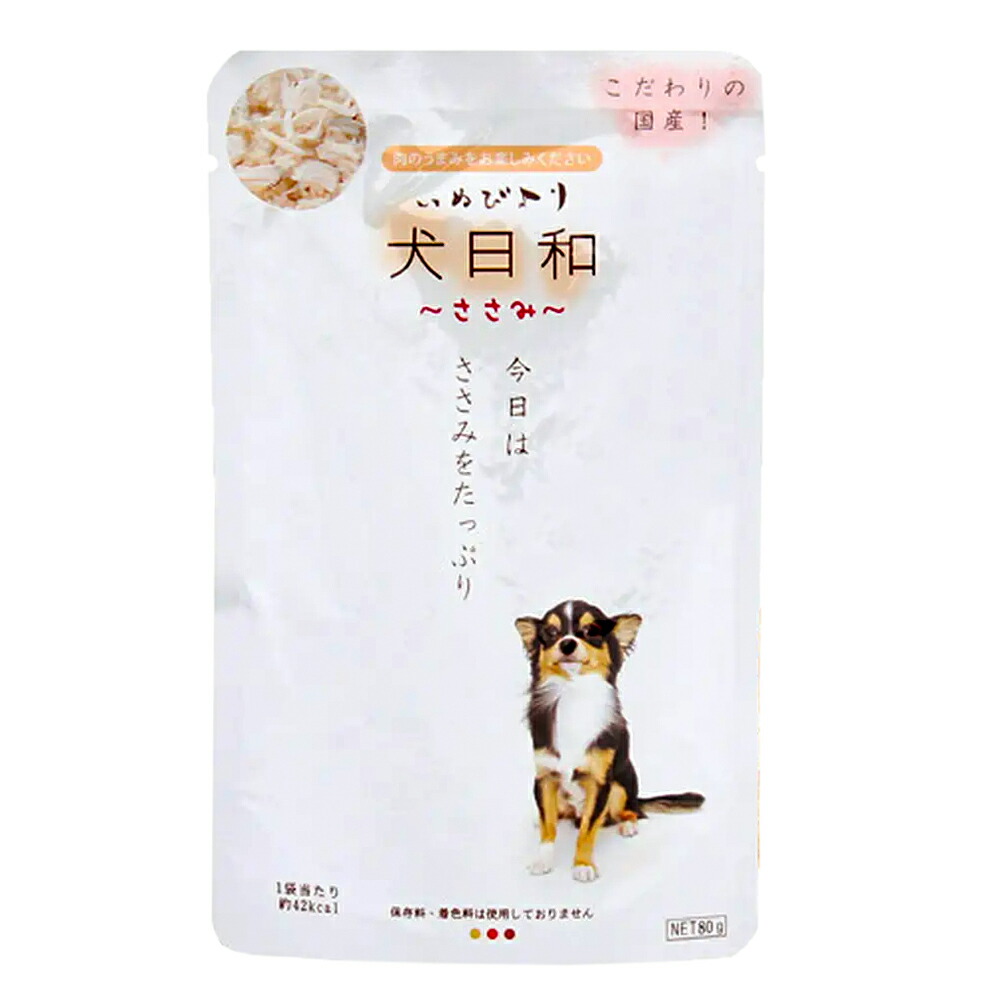 ドッグフード mama 楽天市場】わんわん 犬日和 レトルト ささみ 80g×60袋