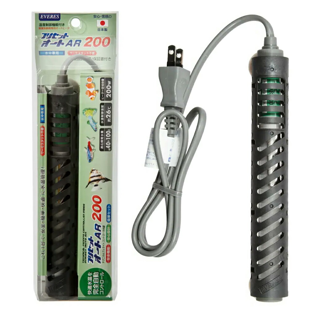 エヴァリス プリセットオートヒーター AR200Wの商品画像