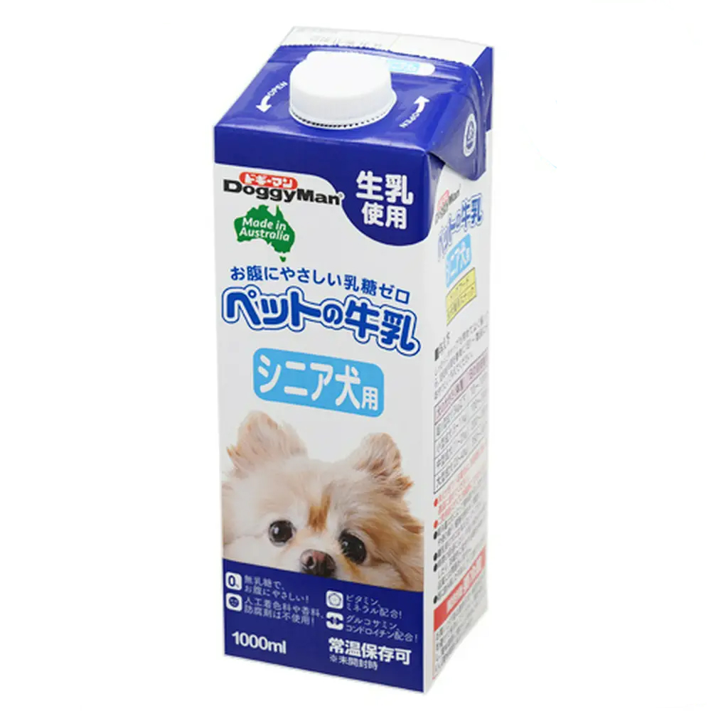 楽天市場 ドギーマン ペットの牛乳 シニア犬用 １ｌ 高齢犬用ミルク 犬 ミルク 関東当日便 Charm 楽天市場店