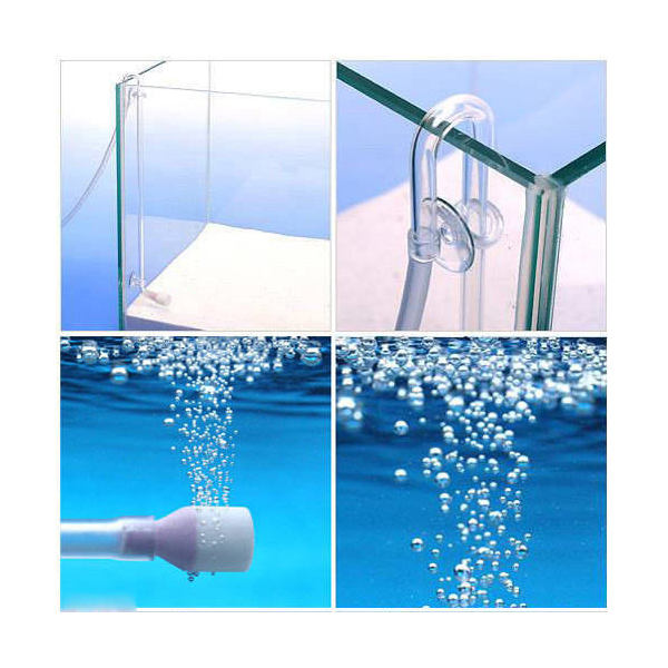 楽天市場 ６０ｃｍ水槽用ミニエアーストーンセット ピンク ミニエアストーン クリスタルジョイント他 関東当日便 Charm 楽天市場店