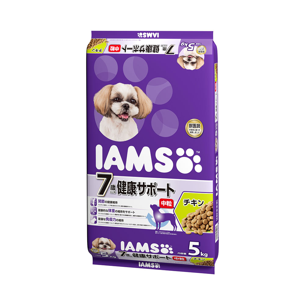 アイムス (IAMS) ドッグフード 7歳以上用 健康サポート 小粒 チキン