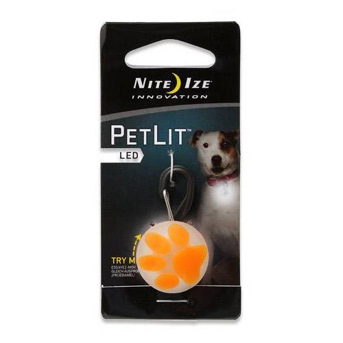 プラッツ　ＮＩＴＥ　ＩＺＥ　ペットリットパウ　オレンジ　ＬＥＤ　セーフティライト　犬　猫　夜間　散歩用　ＬＥＤライト　お散歩ライト　関東当日便
