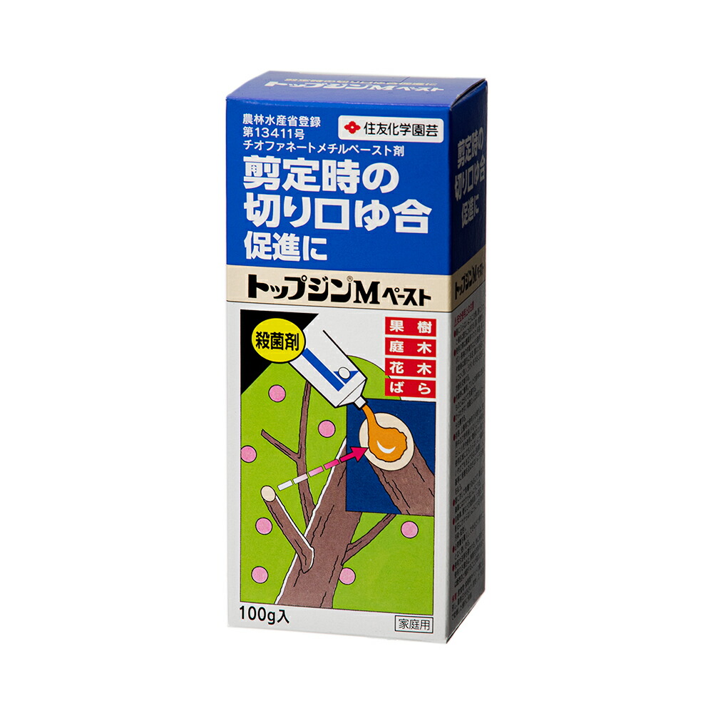 住友化学園芸 トップジンMペースト 100g 樹木 果樹 傷口 病原菌予防 殺菌剤 関東当日便 charm 住友化学園芸 トップジンMペースト 100g 樹木 果樹 傷口 病原菌予防 殺菌剤