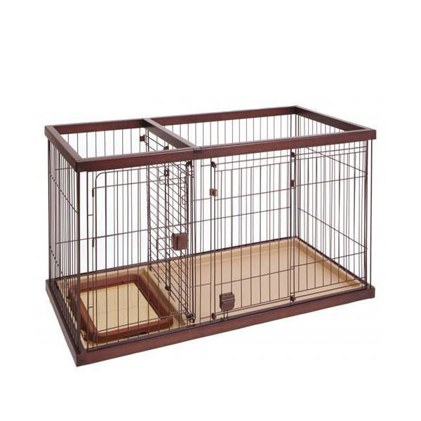 Dog Crate With Potty Divider - Goldenacresdogs.com