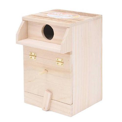 楽天市場】巣箱 アラタ BIRD HOUSE A−10 ボタン