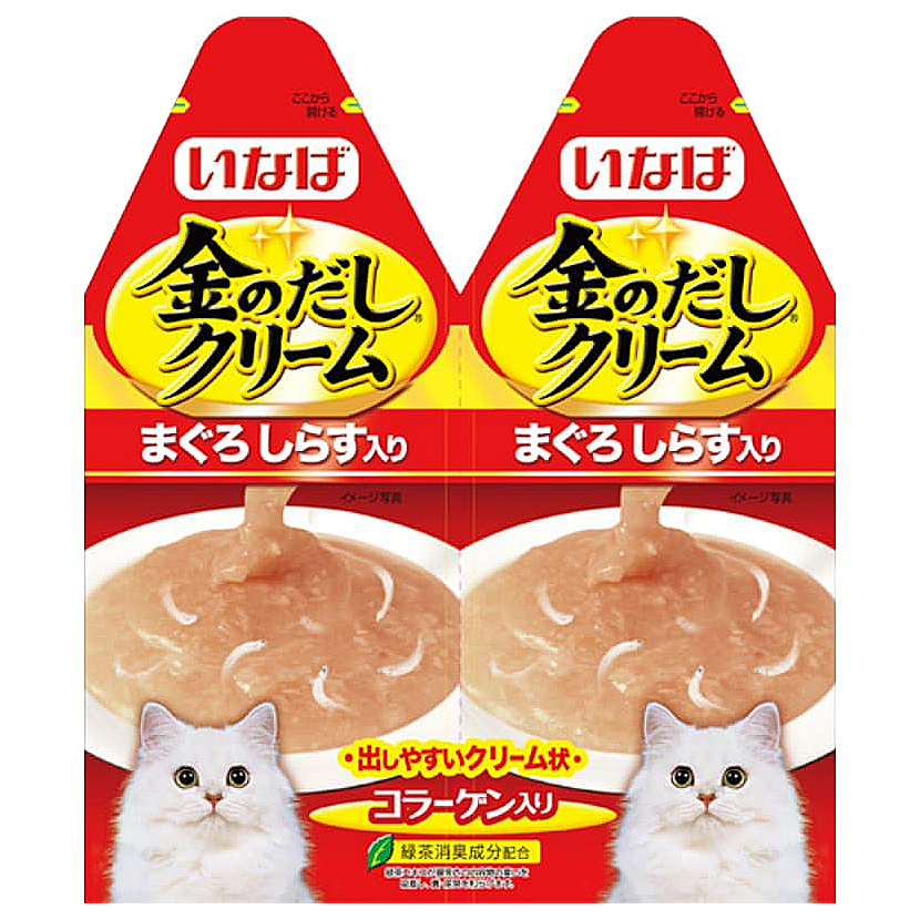 楽天市場】いなば 金のだしクリーム まぐろ・かつお ささみ入り